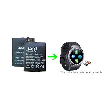LQ-Y1 Akıllı Saat Pili 380mAh Y1 Model Smart Watch Battery
