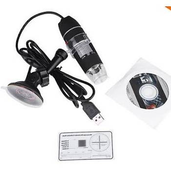 Mikroskop Endoskop 500x Byte Video Camera 8 Led Vakum Standl