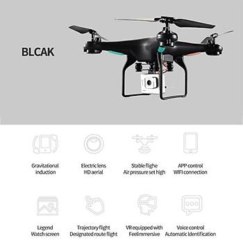 Drone 720P HD Kameralý 0.3W Hover Mod Katlanabilir Kumanda