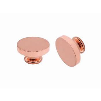 Bo� Mum M�h�r Pirin� Damga Ba�l��� Yuvarlak 25mm G�m�� Silver