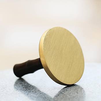 M�h�r Mumu Pirin� Damga 50mm 3D Lotus Desen B + Sandal A�ac� Sap