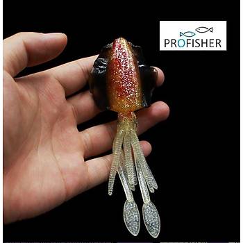PROFISHER TPR Fosforlu Silikon Kalamar Sahte Yem 15 cm 19 gr 8165  