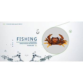 PROFISHER Silika Jel Kurşunlu Sahte Yengeç Yem 10 cm 30 gr Model C    