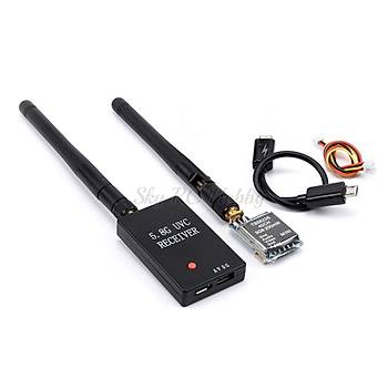 FPV 5.8G Alıcı UVC Downlink OTG VR Android + 200mw 40C Verici Set
