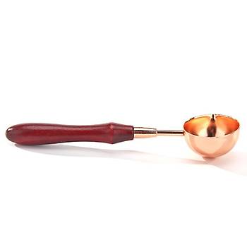 Ah�ap Sapl� Retro Mum M�h�r� Eritme Ka���� Rose Gold