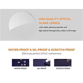 DJI Mavic Pro Alpine White Kamera Lens in ND8 Filtre Ntr Younluk 