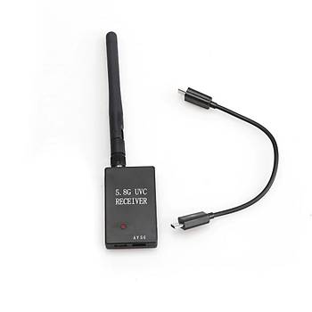 FPV 5.8G Alıcı UVC Downlink OTG VR Android + 200mw 40C Verici Set