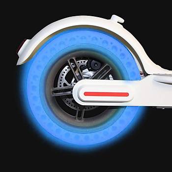 M365/Pro Elektrikli Scooter İçin Mavi Floresan Patlamayan Lastik