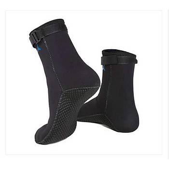 BLUEOCEAN 3mm Neopren SiyahXL Erkek Dal�� �orab�