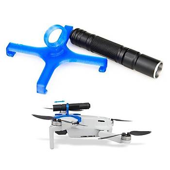 DJI Mavic Mini 2 LED Gece Uu Feneri Zum Ayarl CREE-Q5 Far Ik 
