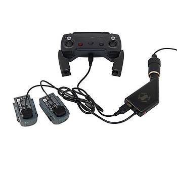 DJI Spark 3 in 1 Ara arj Cihaz Ayn Anda 2 Pil + 1 Kumanda 4.4A