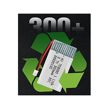 Lipo Pil 3.7V 250mAh 20C Dron ve RC Model Bataryası HX2.54 Soket
