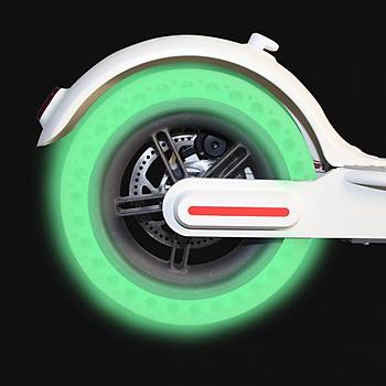 M365/Pro Elektrikli Scooter İçin Yeşil Floresan Patlamayan Lastik