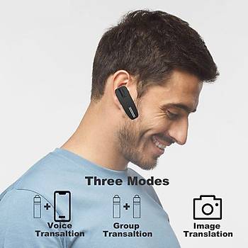 50 Dilde Tercüme Ses Çevirmen Bluetooth 5.0 3.Nesil Kulaklık 8.2gr