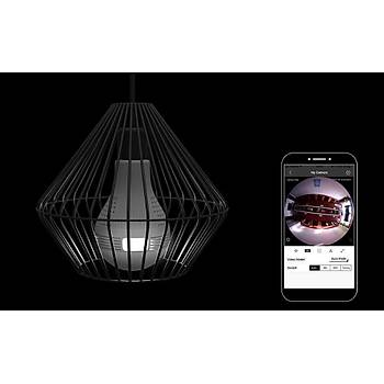 360 Panoramik Ampul IP Kamera PTZ 960P WiFi Kablosuz Hareket Alglama 