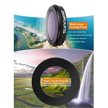 DJI Mavic 2 Zoom Kamera Lens Filtre ND64PL Nötr Yoğunluk Polarize
