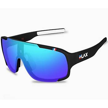 ELAX Spor Bisiklet Sürüş Mtb Güneş Gözlüğü Mavi Mercury Ayna, Anti-Reflective 