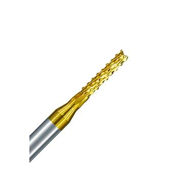 Titanyum Kaplı Tungsten Çelik CNC Freze PCB Kesici 0,5 - 3,175mm