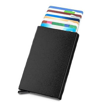 İsme Özel Alüminyum Kimlik Muhafaza Kredi Kartı Tutucu Otomatik Sürgülü