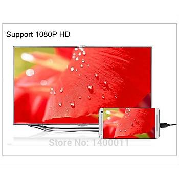 Telefondan-TV'ye HDMI HD TV Kablo Adaptörü 1080P