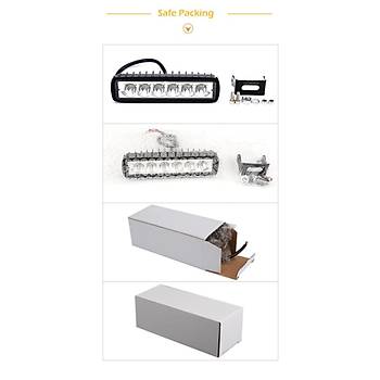 Ara Motorsiklet 18W 12V LED Ik Bar Spot Flood Lama Sr Sis Far