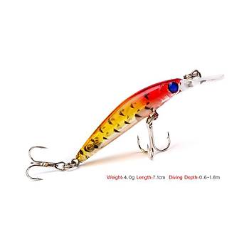 PROFISHER 6 l Set Sert Yapay Balk Tiger Paw Yem