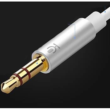 Pc 3.5mm Stereo Ses ve Mikrofon Y Spilitter Kablosu 35 cm + 150 cm Uzatma 