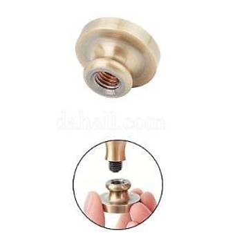 Boş Mum Mühür Bronz Damga Kafası Yuvarlak 30mm Bronz