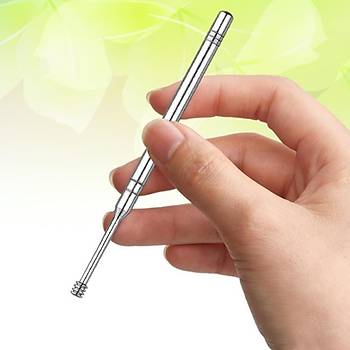 elik Spiral Tipi Kulak Temizleme Wax Kret Kak spiral 5 li Set Paslanmaz