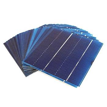 Fotovoltaik Güneş Paneli Monokristal 50 Adet 1.05 W 78*77mm DIY 