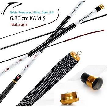 Karbon Fiber Teleskopik Kamış Nehir Göl Rezervuar Ultralight Super Hard 6.3 Mt