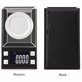0.001g/50g Dijital Hassas Tart LCD Byk Ekran Otomatik Kapanma