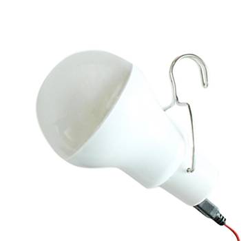 Gne Enerjili Led Ampul Aydnlatma Kamp Sistemi 1 Ampul + Gne Paneli 