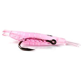 PROFISHER 20 Adet Fosforlu 3,8 cm Karides Silikon Yapay Yem 12 # İğne 