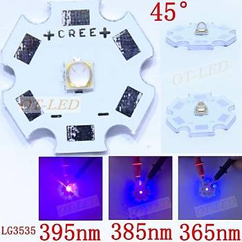 LG UV 5W 365nm LG3535 20mm PBC Board Boncuk Led