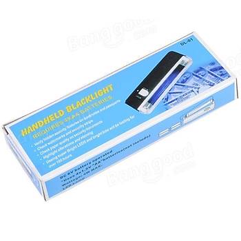 UV Para Dedektr ve Fener Portatif Tanabilir 2 in 1 UV Floresan DANIU