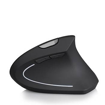 2.4GHz Kablosuz Dikey Fare Ergonomik Tasarım Siyah Renk Alfawise