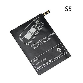 Samsung S5 için Qi Kablosuz Şarj Pad'i Alıcısı