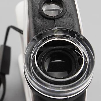 55X B�y�te� Telefon Klipsli Optik Makro Lens B�y�te� 2 LED 1 UV LED ORCA