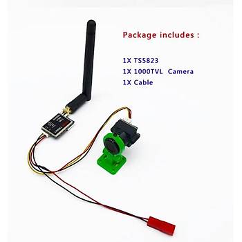 Fpv Dron Yarış Seti Cmos 1000 Tvl Kamera ve 5.8G 600mw Verici TS5823 