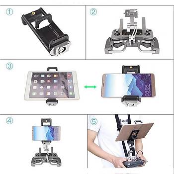 DJI Mavic Mini Kumanda Tablet Telefon Tutucu Klips Metal 10 in