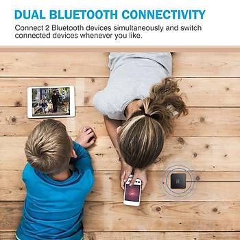 Bluetooth 4.1 Müzik Alıcısı ile Gürültü İzolatör Stereo Ses Adaptörü