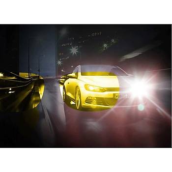 Araç Motorsiklet Gece Sürüş Gözlüğü Sarı Unisex Yansıma Önleyici 