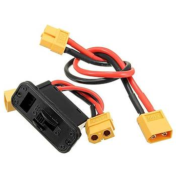 XT60 Soket On Off Switch Konnectr Axial Ve Uzatma Kablosu RC Model Lipo Balant 