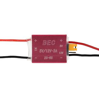 UBEC Güç Modülü 2-6 S  5 V3A ve 12 V3A Ayarlanabilir 