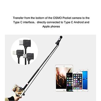 DJI Osmo Pocket 100cm Uzatma Kablosu Type-C den Android Telefona