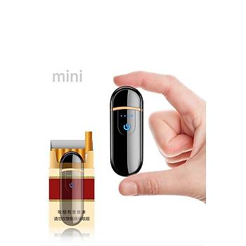 Elektronik Alevsiz Tungsten Turbo Çakmak Dokunmatik USB Şarjlı Anti Rüzgar