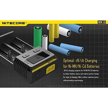 Nitecore i2 Digital LCD Akll Devre arj Cihaz li-ion IMR Nicd 