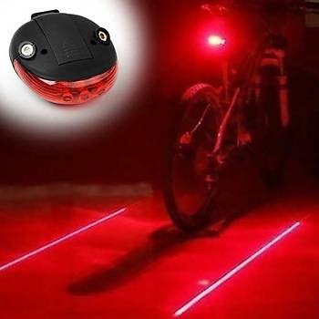 Bisiklet Lazer Gece Uyarı Arka Led lambası Red Lazer