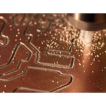 Tungsten Karbr PCB Kesme CNC Freze Kaplama U 1.0-3.0mm 10lu Set 